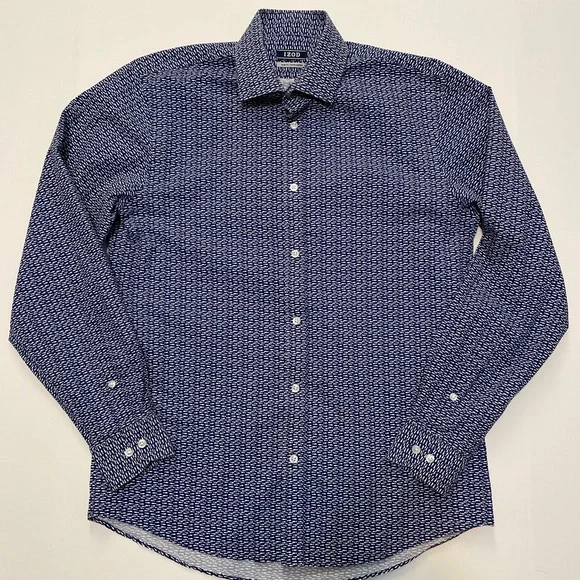 Izod | Shirts | Izod Button Up Slim Fit Dress Shirt Mens Formal Size 5 3233  | Poshmark